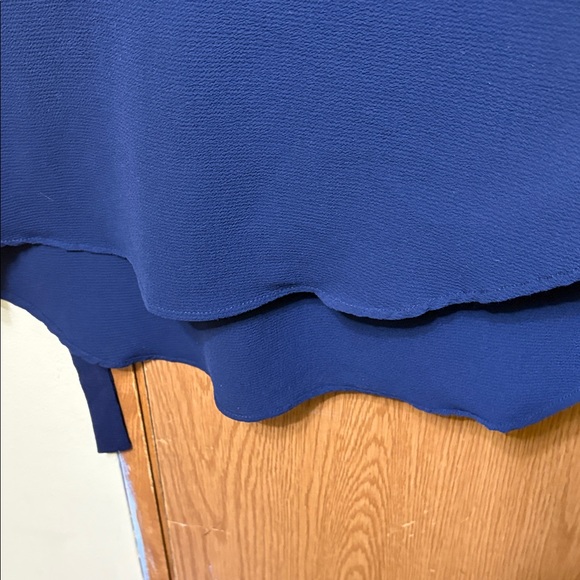 Monteau Deep Blue Textured Top - Picture 6 of 12